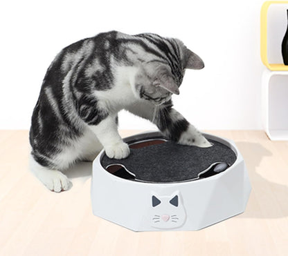 Interactive Cat Turntable Toy, Electric Toys 2 Speed Adjustable