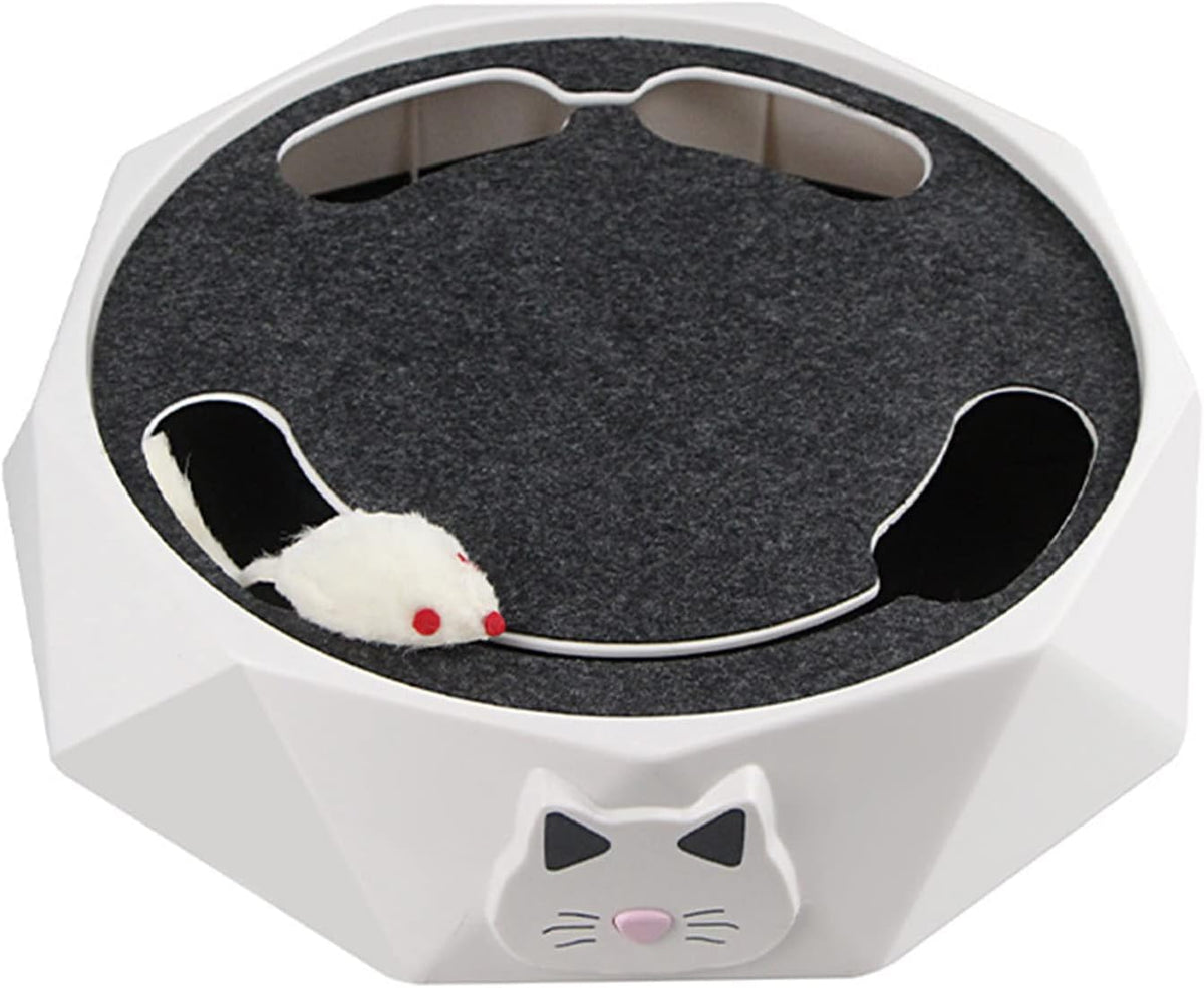 Interactive Cat Turntable Toy, Electric Toys 2 Speed Adjustable