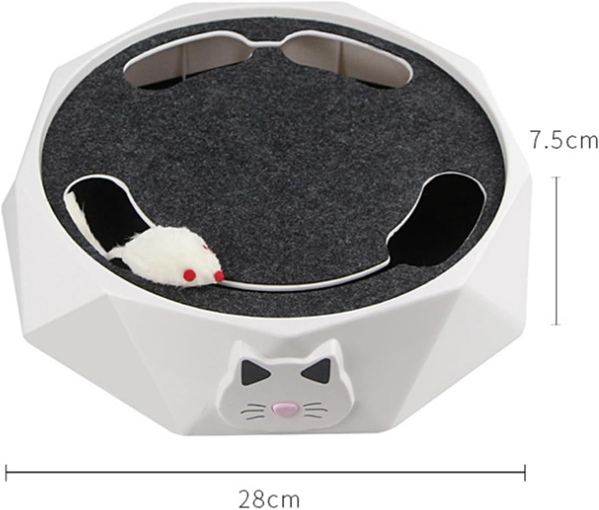 Interactive Cat Turntable Toy, Electric Toys 2 Speed Adjustable