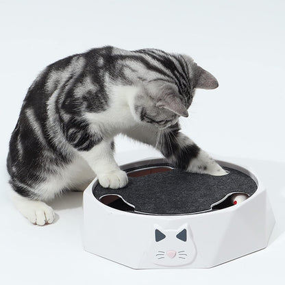 Interactive Cat Turntable Toy, Electric Toys 2 Speed Adjustable