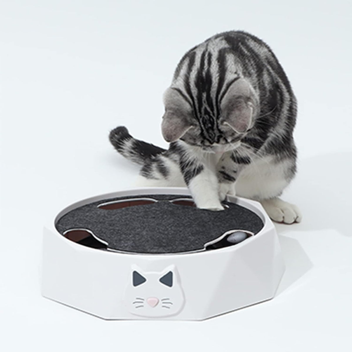 Interactive Cat Turntable Toy, Electric Toys 2 Speed Adjustable