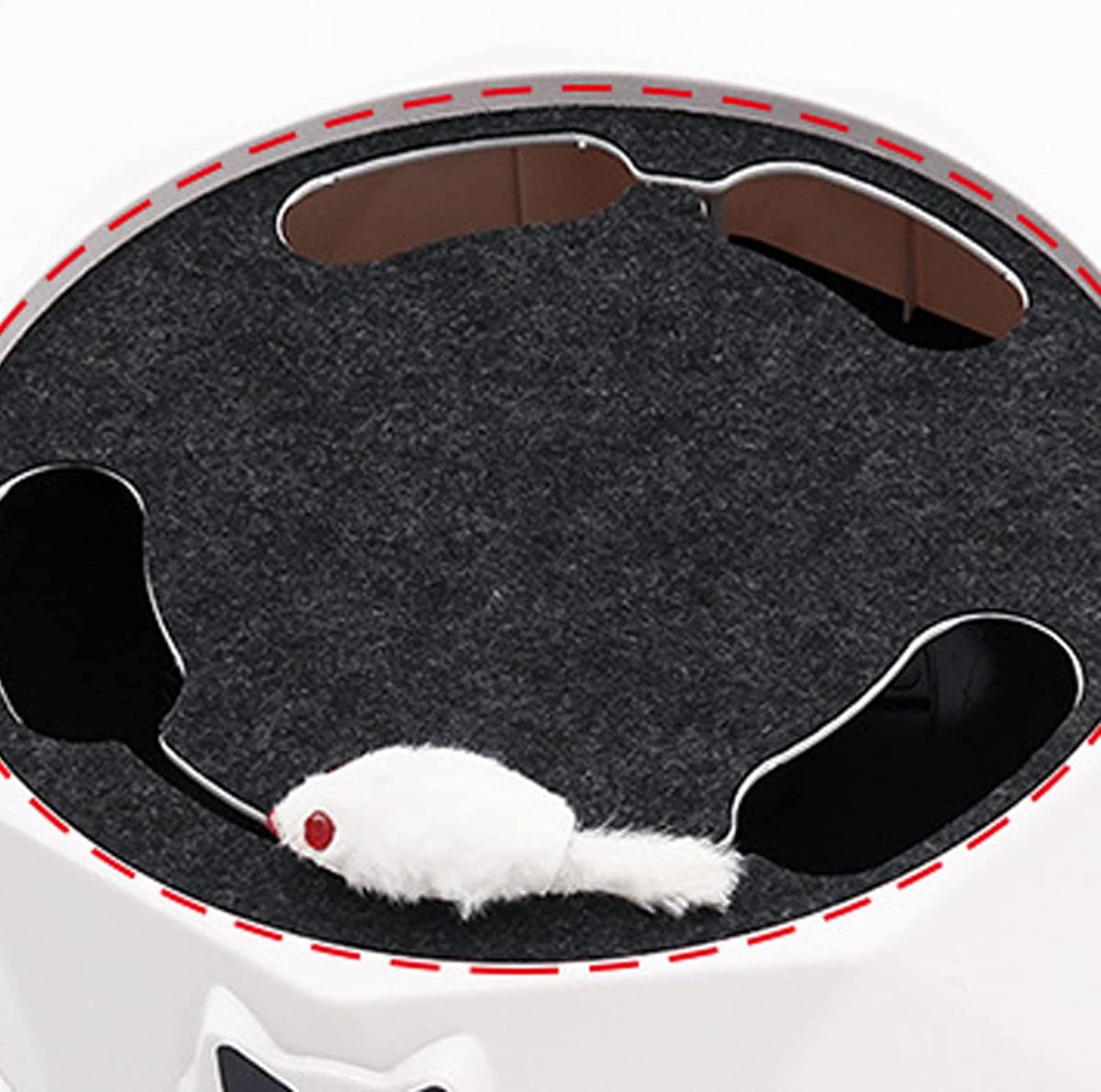 Interactive Cat Turntable Toy, Electric Toys 2 Speed Adjustable
